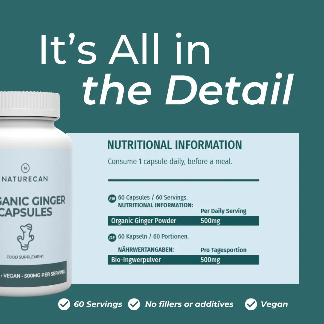 Organic Ginger Supplement