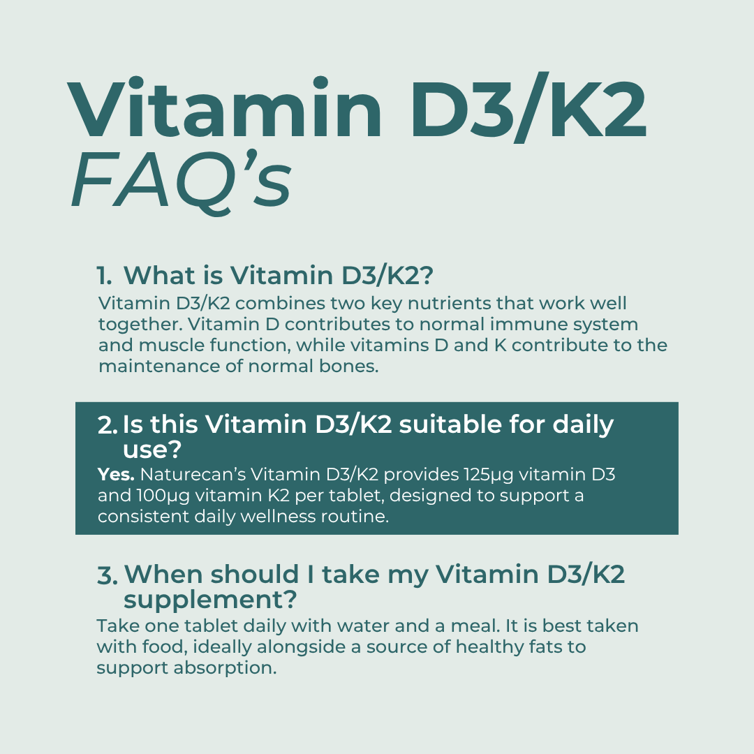 Vitamin D3 & K2