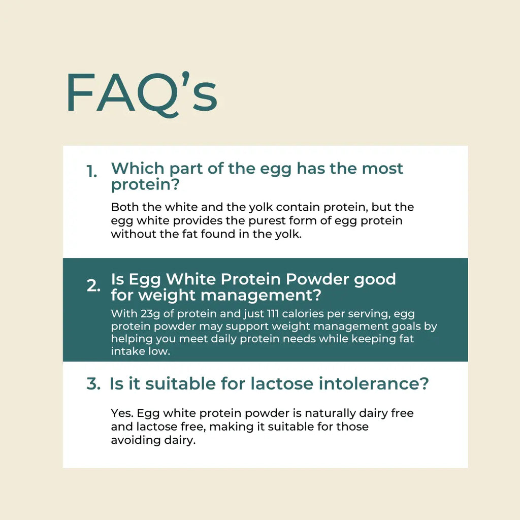 Egg White Protein Powder