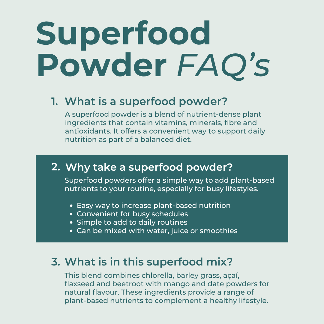 Organic Superfood Powder