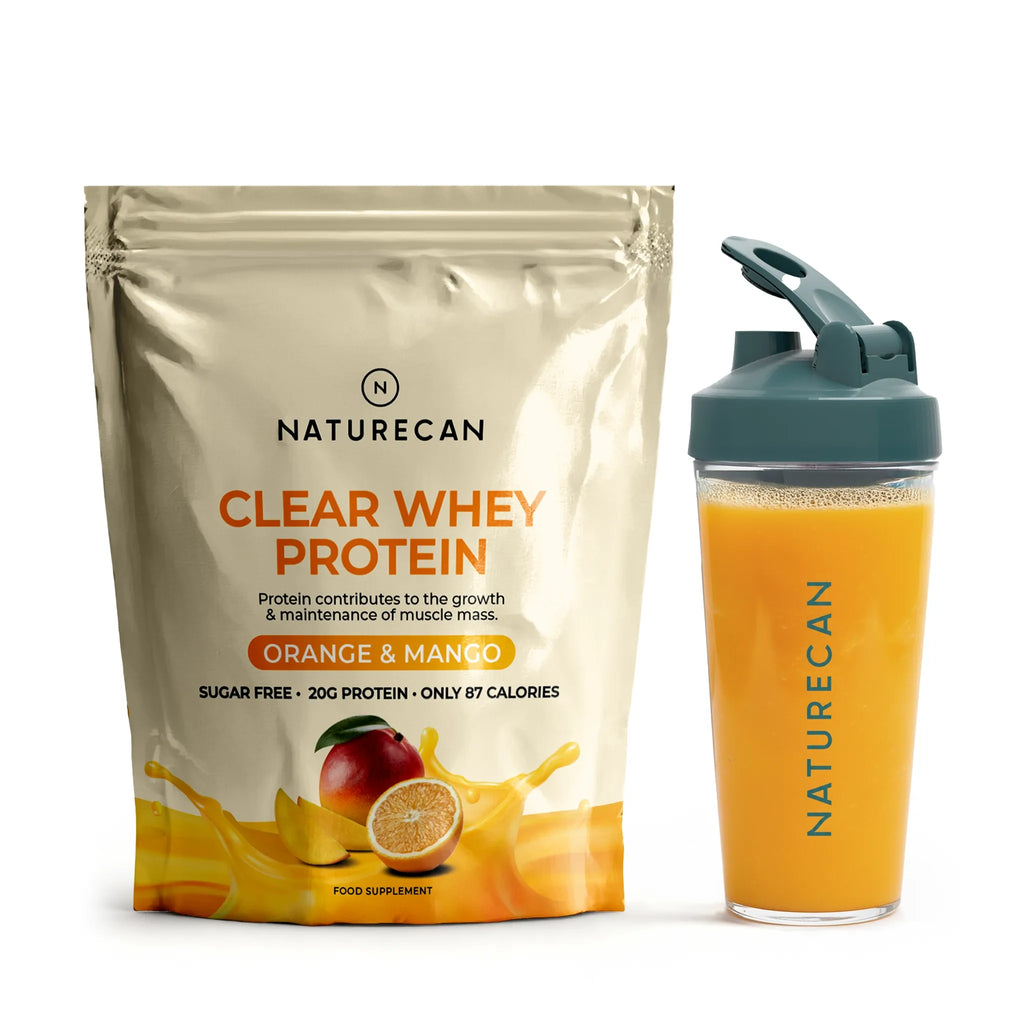 Clear Whey Mango and Orange with Shaker