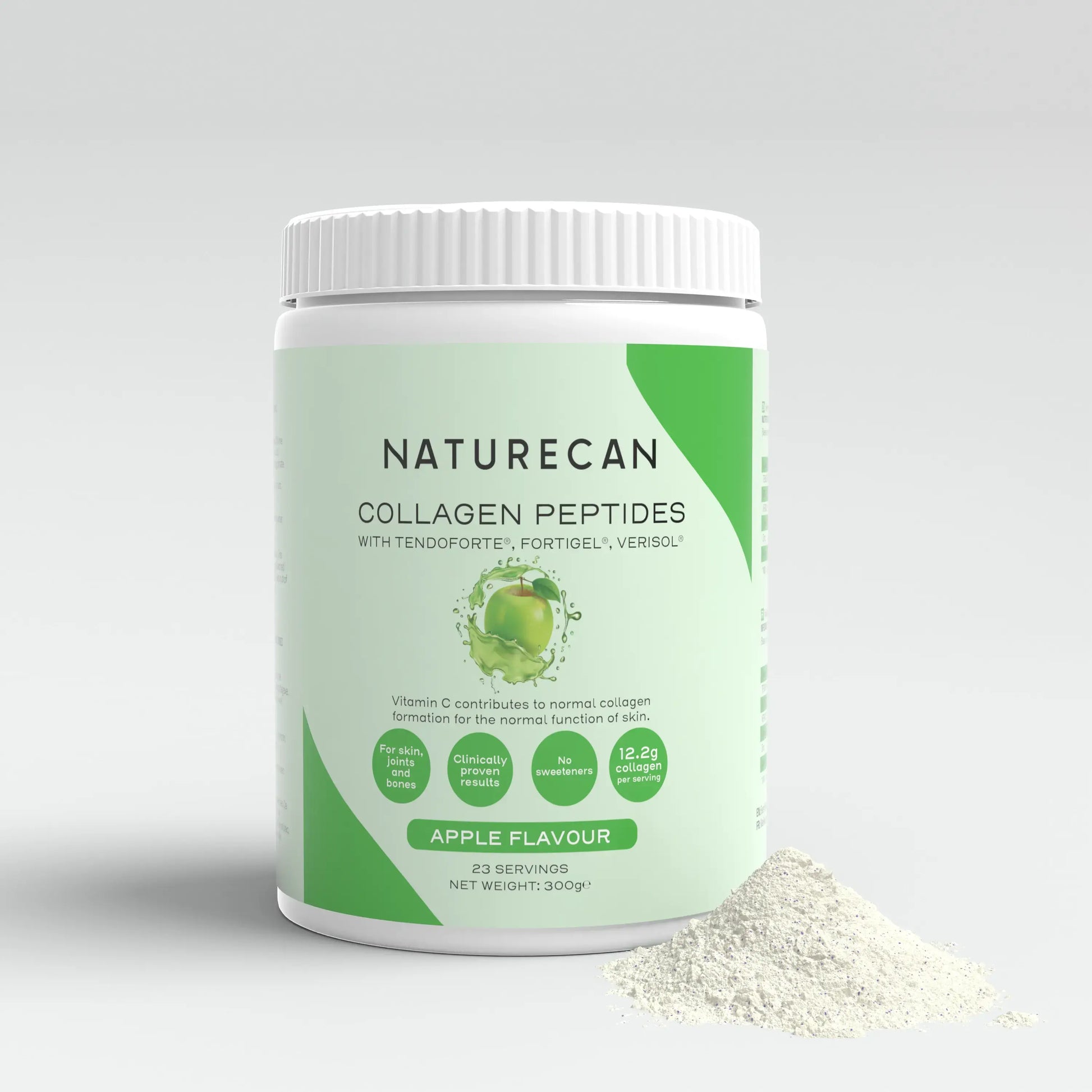 collagen peptides in apple flavour presentation