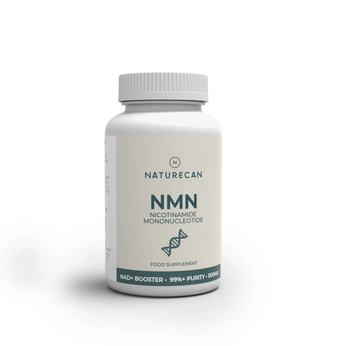 Naturecan NMN supplement bottle on a white background