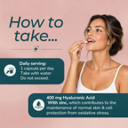 Hyaluronic acid capsules for skin