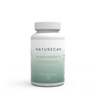 Naturecan Algae Omega-3 supplement bottle on a white background

