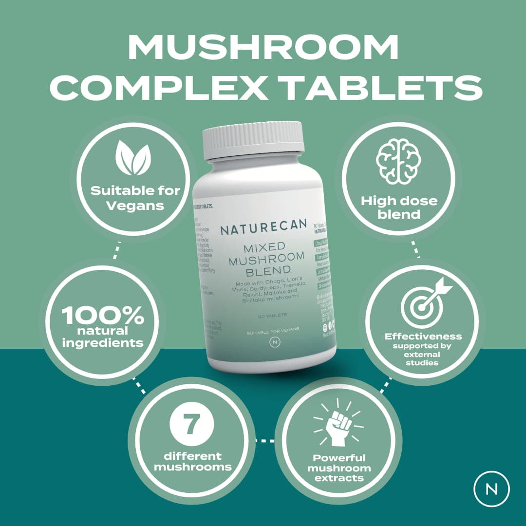 vegan mushrooms tablets