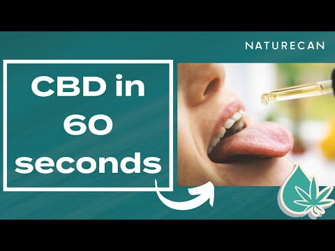 What is cbd oil in 60 seconds